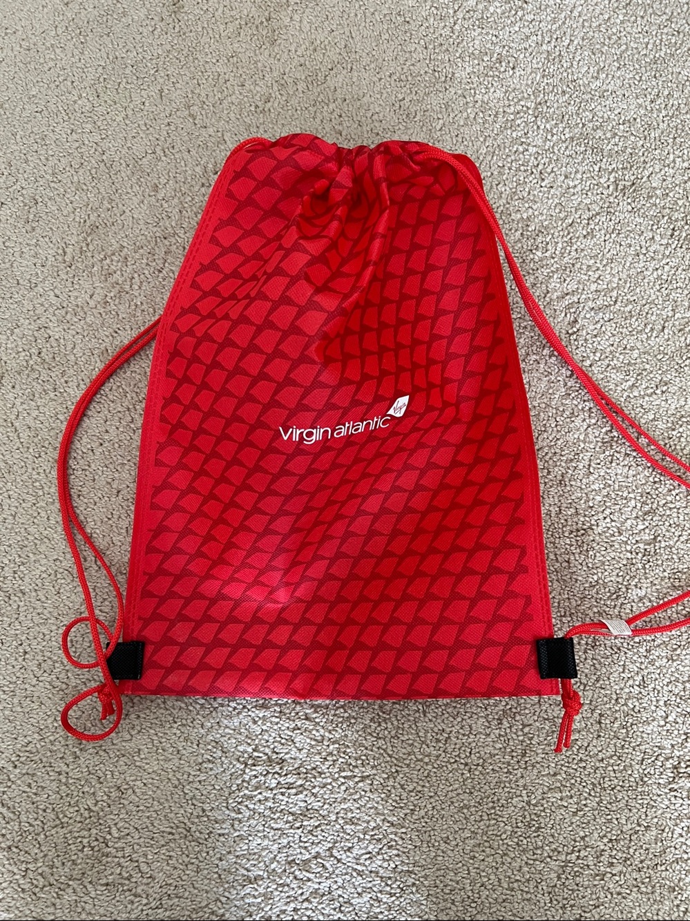 Virgin Atlantic Drawstring Backpacks
